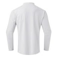 thumbnail image 5 of IROINNID Soft Shirt for Men Casual Solid Turtleneck Pullover T-shirt Bottoming Shirt,White, 5 of 5
