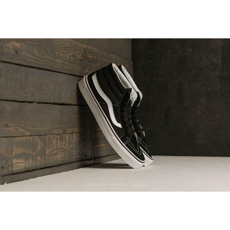 vans vn-0a391f6bt: sk8-mid reissue black/true white/black skateboarding  shoes (8.5 d(m) us men)