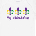 thumbnail image 4 of Inktastic My 1st Mardi Gras Fleur De Lis Boys or Girls Baby Bodysuit, 4 of 5