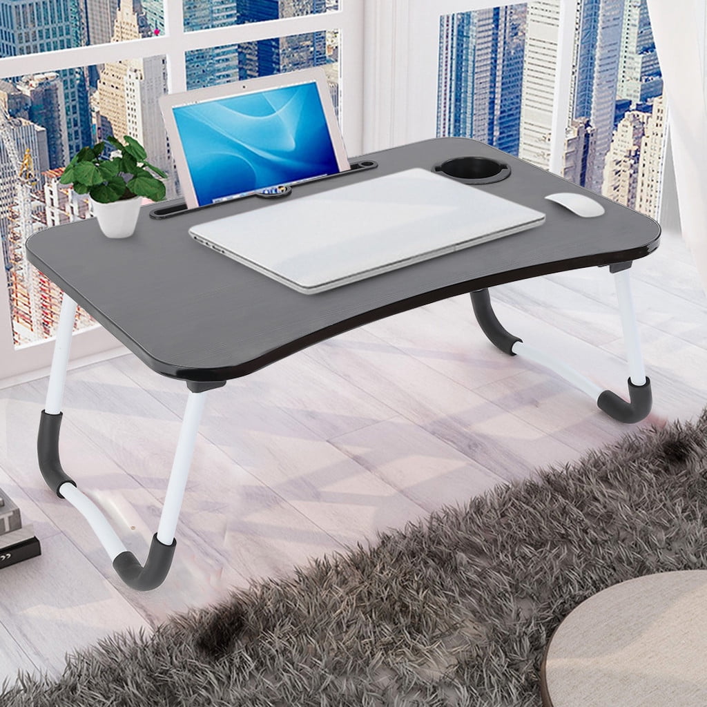 Laptop Tray Portable Folding Desk Computer Table For Sofa Notebook Breakfast Bed 