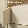 thumbnail image 5 of Kannior Large Fabric Drawer Organizer with 7 Compartments, Foldable Closet Organizers and Storage for Clothing Accessories, Beige, 5 of 7