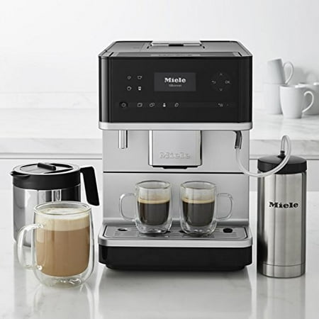 Miele Coffee System - Miele CM6350 Countertop Coffee Machine, Obsidian Black