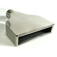 thumbnail image 2 of Exhaust Tip 7.75 X 2.25" Outlet 10.00" Long 2.50" Inlet Rolled Rectangle W225775-250-CMSS Stainless Steel Wesdon Exhaust Tip, 2 of 6