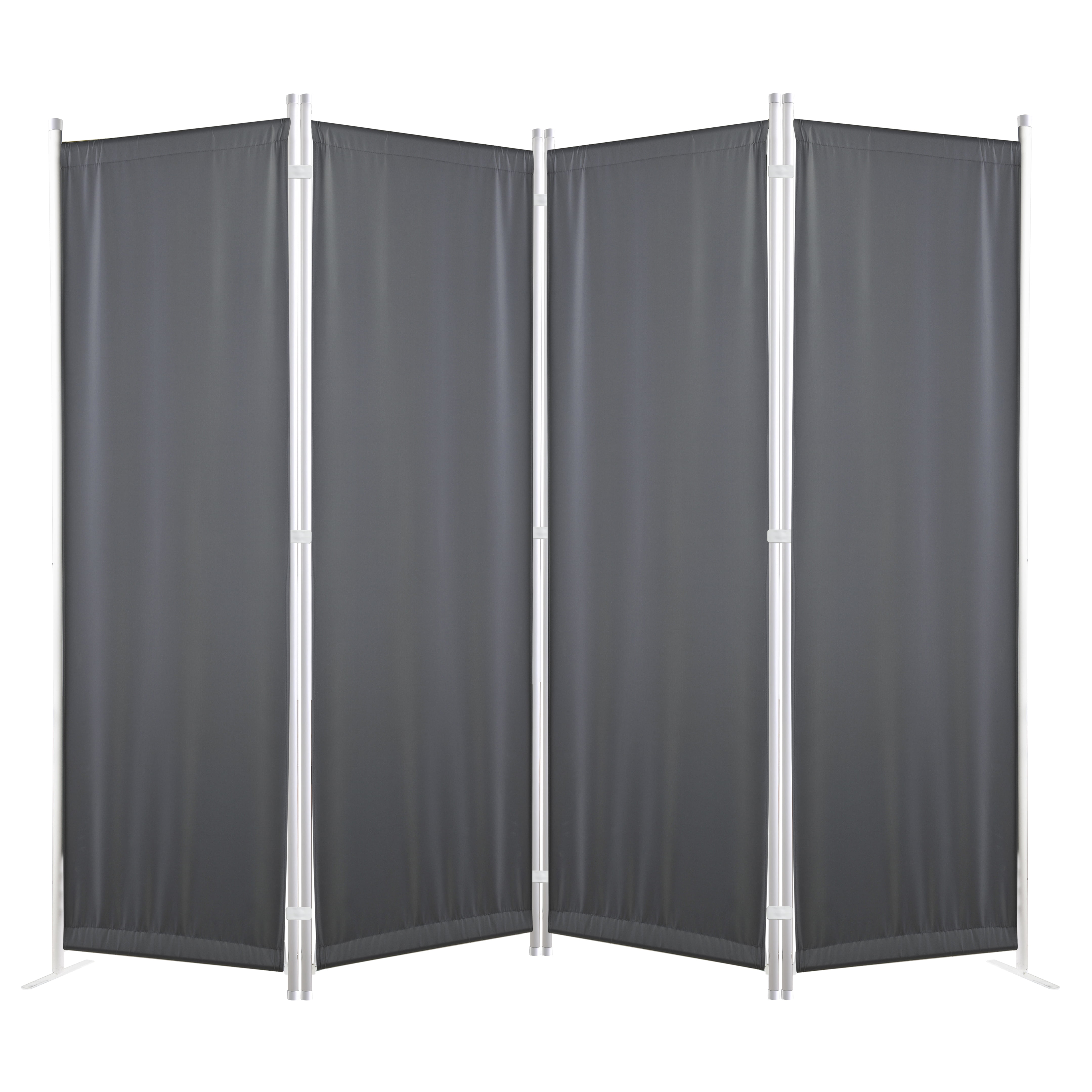 FOLDING ROOM DIVIDER WALL PARTITION PRIVACY SCREEN SPERATOR PARAVENT SCREEN grey 