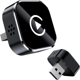 Adaptador CarPlay 2 En 1 - Convierte CarPlay Por Cable A Inalámbrico Y Android Auto, Tipo C/USB