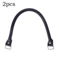 thumbnail image 1 of SPRING 2 Pcs Ceinture en Cuir de Rechange pour Sac à Main Accessoire Rond Fait Main Noir, 1 of 9