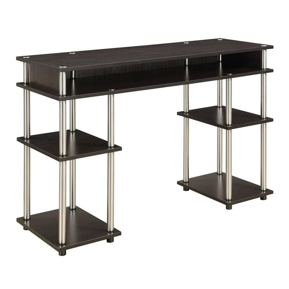 Convenience Concepts Designs2Go Dorm Home Office Student Desk, Espresso Finish