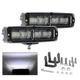 thumbnail image 1 of Faros de automóviles 2 luces de trabajo LED 6000 K, 6 pulgadas, luces de trabajo para coche, luces de conducción IP68, focos impermeables para camiones, motocicletas, SUV, vehículos todo terreno, ba, 1 of 8