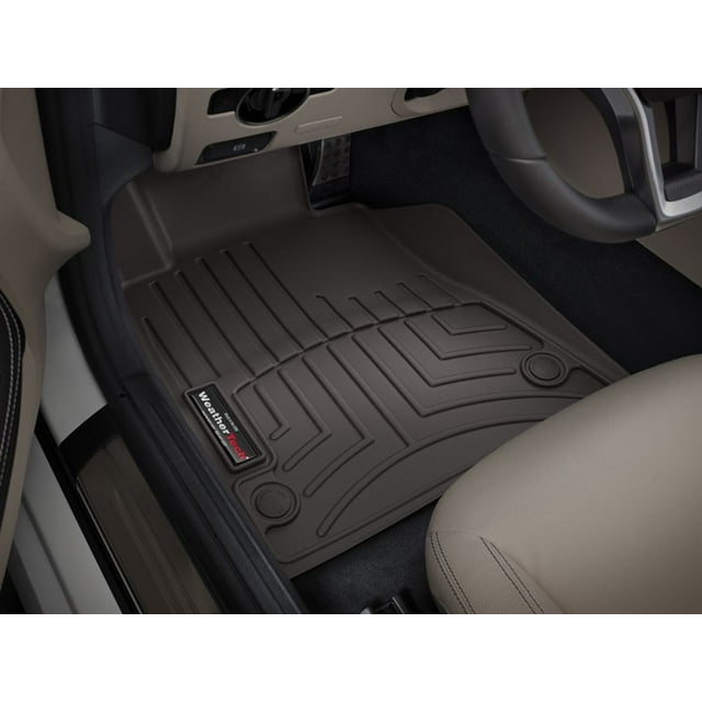 Weathertech Floor Liner 478871 FloorLiner; Molded Fit; Cocoa; Thermoplastic Polyolefin TPO Vacuum Formed Material; 2 Piece