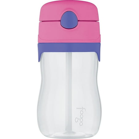 Thermos Foogo Straw Bottle (11 oz, Pink/Purple)