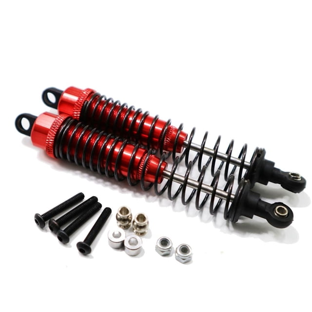 Amortiguador trasero delantero Vogacara pieza de coche RC 1/10 HPI Kits de construcción modelo Rojo