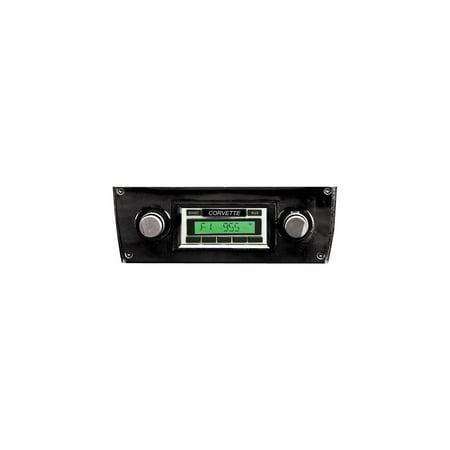 - Eckler's Premier Products 25-178621 Custom Autosound USA-230 AM/FM Stereo, Concours Series, Chrome Face| CAM-CVLV-230 BLK CON Corvette -