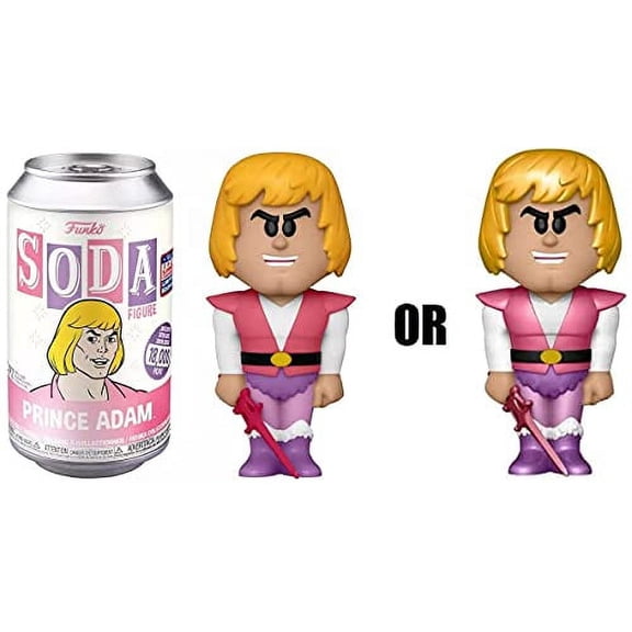 Funko Masters of the Universe Vinyl Soda Prince Adam Vinyl Figure (1 RANDOM Figure, Look For The Chase!)