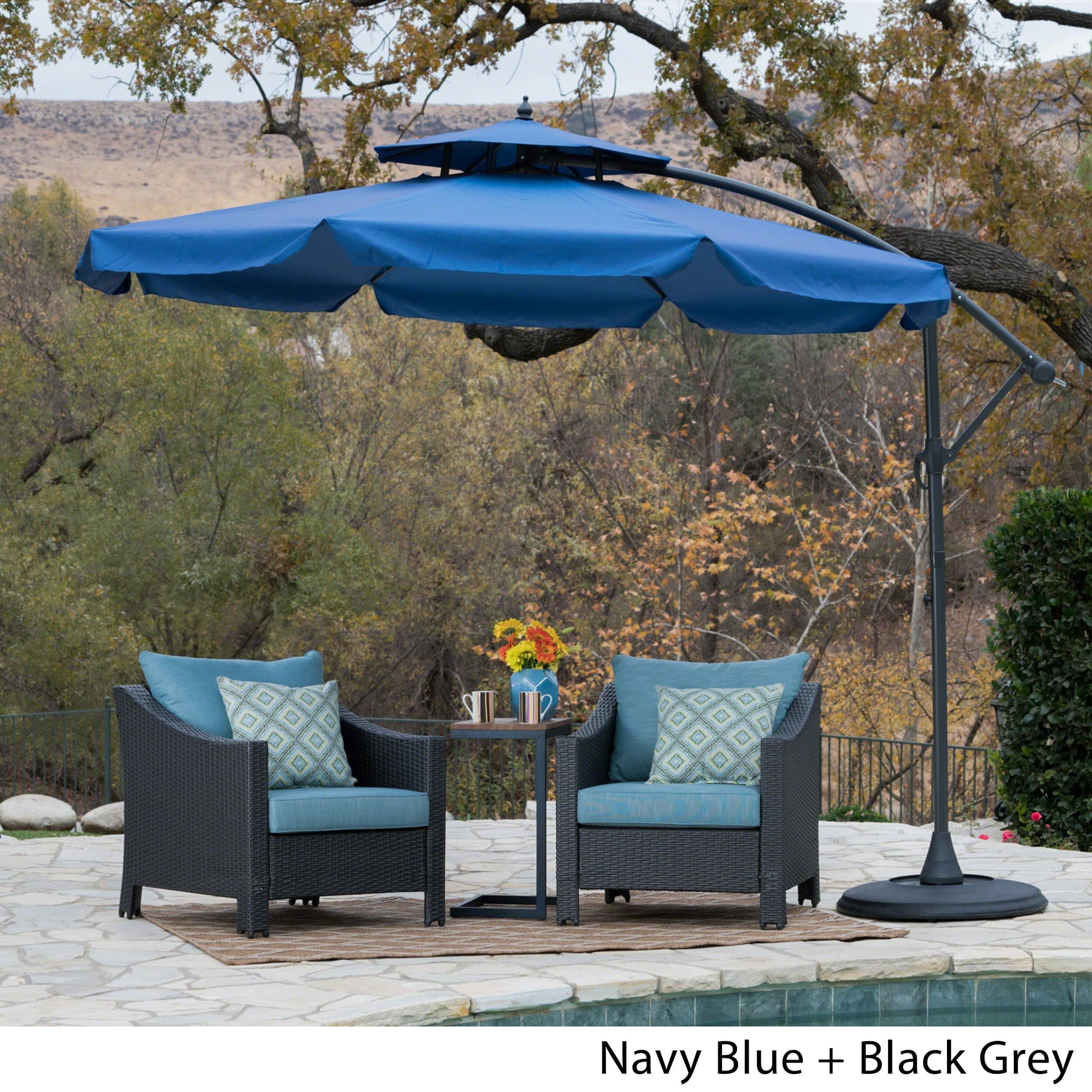 Christopher Knight Home Outdoor Baja Banana Canopy Umbrella With Christopher Knight Home Outdoor Baja Banana Canopy Umbrella With Base By Com