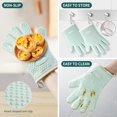 thumbnail image 4 of Guantes de cocina MAD SHARK, resistentes al calor, 450 °C, de silicona, 4 of 6
