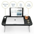 thumbnail image 4 of Nestl Table de Lit pour Ordinateur Portable Réglable - Bureau Portable avec Pieds Pliables - Bureau Gain de Place Grand, 4 of 5