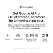 Acer Chromebook 315 (2023) laptop, 15.6 FHD, Intel Celeron N4500 4GB RAM, 128GB eMMC, Pure Silver, Protective Sleeve Included, CB315-4H-C5PT
