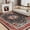 Red -06, variant on Ultrug Area Rugs for Bedroom Rug for Living Room Nursery Decor Fluffy Vintage Carpet,4'x6',Red