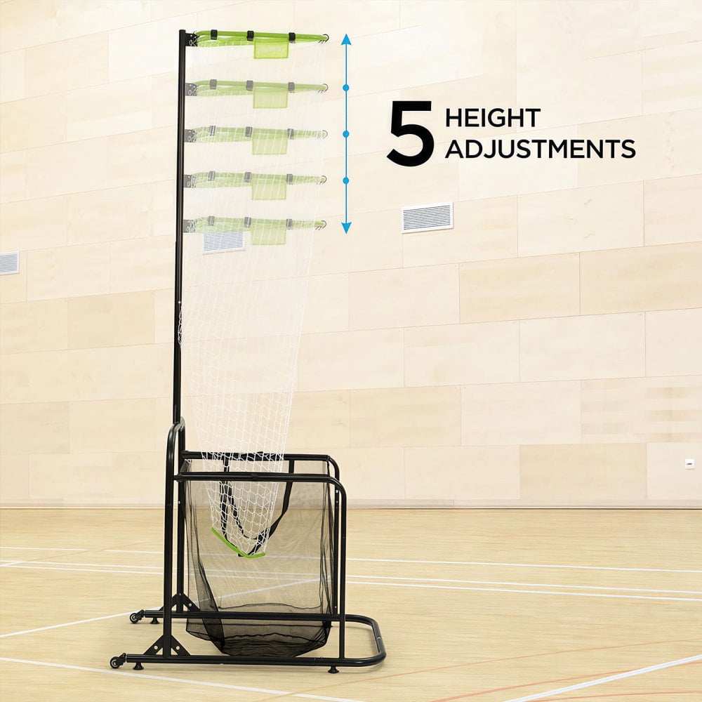 Volleyball Setter Training Net 5-Angle Configurations, All-Weather Design for Outdoor Courts, Community Centers, and Professional Team Conditioning