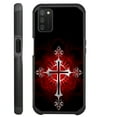 thumbnail image 1 of Compatible with Samsung Galaxy A13 Hybrid Fusion Guard Phone Case Cover (Red Gothic Cross), 1 of 1