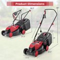 thumbnail image 4 of Yardi Yard 13” 10A 1200W Corded Electric Self-Propelled 25L Walk-Behind Lawn Mower, 4 of 8