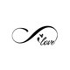 thumbnail image 1 of Ounissouiy Pegatinas de pared con forma de corazón, letras de amor románticas, calcomanías extraíbles, papel tapiz autoadhesivo de estilo Simple para Decoración del hogar Ounissouiy HA067417-00, 1 of 6