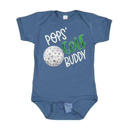 

Inktastic Pops Golf Buddy with Golf Ball Gift Baby Boy or Baby Girl Bodysuit