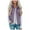 Purple, variant on Women Fashion Solid Casual Sleeveless Hooded Outwear Pocket Vest Coats