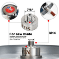 thumbnail image 4 of 2X Upgrade M14- X Lock Adapter for Diamond Core Drill Bit Angle Grinder Cutting Discs Adapter Easy to Install, 4 of 6