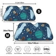 thumbnail image 3 of Fotbe Alpaca Astronaut in Space Car Windshield Sunshade | Sun Visor Protector Front Window Shade, Keeps Out UV Rays, Keeps Your Vehicle Cool-Small, 3 of 7