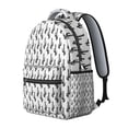 thumbnail image 2 of Functional Cactus Themed School Bag with Dedicated Laptop Section: Organized for College Students and Working Professionals, a Thoughtful Gift for Anyone Needing a New Backpack for Daily Use, 2 of 6