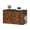 Rustic Brown Black, variant on Hzuaneri 31.5 inch Cat Litter Box Enclosure, Hidden Litter Box Furniture with Divider, Wooden Cat Cabinet with Removable Dividers, Cat Washroom, Farmhouse Style, Greige