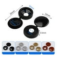 thumbnail image 5 of 100 Pcs Fixing Hinged Plastic Screw Cover Button Nuts Bolts Decorative Hardware, 5 of 7