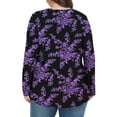 thumbnail image 5 of KOITHOT Womens Plus Size Tops Tunic Long Sleeve Crew Neck Shirts Casual Soft Blouse 1X-5X, 5 of 8