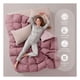 thumbnail image 5 of Edredón Queen Size Acolchado Reversible Esquimal Relleno Down, Compatible Con Funda Duvet Vino Rosado - Rosa, 5 of 7