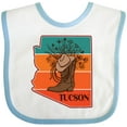thumbnail image 3 of Inktastic Tucson Arizona Vintage Girls Baby Bib, 3 of 4