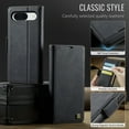 thumbnail image 3 of for Google Pixel 9 Wallet Case with RFID Blocking, 3 Card Slots & Cash Pocket, Kickstand PU Leather Magnetic Closure Full Body Protective Flip Cover, Classic Design for Men and Women, Black, 3 of 11