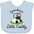 thumbnail image 3 of Inktastic Grandma's Little Caddy Golf Boys or Girls Baby Bib, 3 of 4