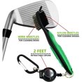 thumbnail image 5 of Golf Double-Sided Cleaning Brush Retractable Zipper Wire Groove Cleaning Tool Gof Accessories, 5 of 6