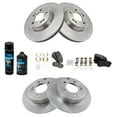 thumbnail image 2 of TRQ Front & Rear Ceramic Brake Pad & Rotor Kit w/Chemicals for Sonata Optima BKA17610, 2 of 6