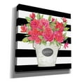 thumbnail image 2 of Epic Graffiti 'Fuchsia Jardin Stripes' by Cindy Jacobs, Canvas Wall Art, 26"x26", 2 of 2