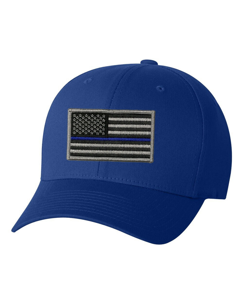 Thin Blue Line Flag Patch Hat 