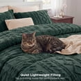 thumbnail image 6 of U by Bedsure Tufted King Boho Comforter Set, 3 Pieces Farmhouse Shabby Chic Embroidery Bedding Set, Mallard Green Comforter for All Seasons, 6 of 10