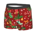 thumbnail image 2 of Balery X-mas and New Year Men's Boxer Briefs, Soft and Breathable Cotton Underwear with nylon Waistband-Small, 2 of 9