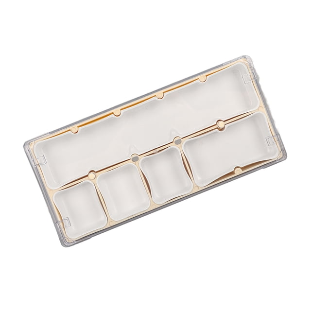 Caja De Componentes De Piezas De Reloj, Caja De Almacenamiento De Piezas De Reloj Apilable Beige Portátil De Gran Capacidad Para Pendientes