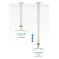 thumbnail image 3 of Mount-It! Ceiling Projector Mount Height Adjustable Universal Stand | Fits Epson Optoma Benq Viewsonic Projectors, 3 of 7