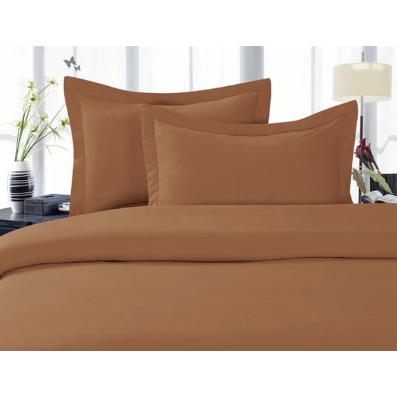 Elegant Comfort 1800 Series Microfiber Sheets 5-Piece Set, Deep Pocket, Split King Bronze