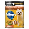 thumbnail image 2 of (3 pack) Pedigree Small Dog Tender Bites In Gravy Wet Dog Food, Chicken & Vegetable Flavor, (12) 13.2 oz Cans, 2 of 12