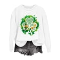 thumbnail image 3 of TaTaai Womens Holiday Graphic Sweatshirt St Patricks Day Long Sleeve Crewneck Loose Fit Casual Pullover Top Luck Theme Gift, 3 of 5