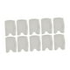 thumbnail image 3 of 10 porta tarjetas de identificación de doble cara, porta credencial de identificación de dos caras resistente para personal, Claro, 3 of 9